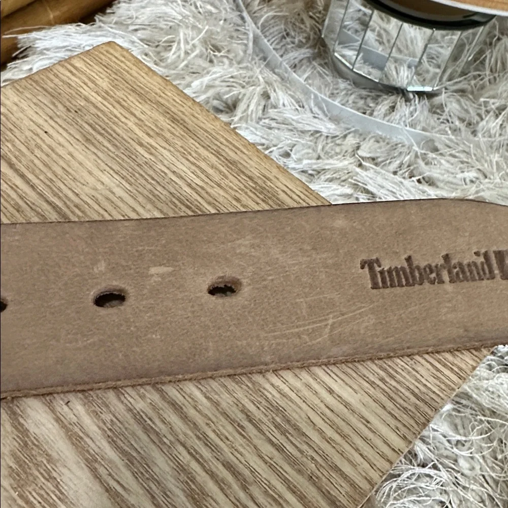 Timberland PRO Men’s Genuine Full Grain Leather Belt Size 34 *Note‎